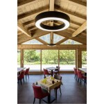 SLV 133840 LED závesné osvetlenie 35 W čierna; 133840