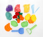 Mamido Mamido Súprava kinetického piesku s ovocnými a zeleninovými formičkami 1000 g