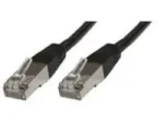 MicroConnect CAT5e F/UTP 10m čierna / PVC (B-FTP510S)