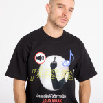 Tričko PLEASURES Loud Music T-Shirt Black M