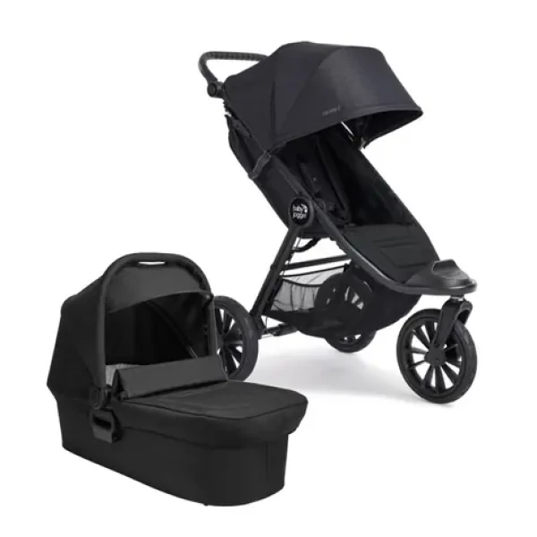 BabyJogger CITY ELITE 2 set 2v1 (kočík + korba) OPULENT BLACK (BJ2149194SET)