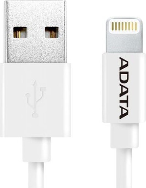 ADATA AMFIPL-1M-CWH Kábel Lightning (M) - USB-A (M) 1m biela / certifikácia Mfi (AMFIPL-1M-CWH)