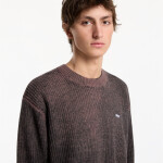 Mikina Obey Spray Effect Sweater Morel Multi L