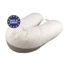 Bomimi ADOS dojčiaci vankúš 150x30, HVIEZDIČKY biela/sivá (BO2311WGRY101)