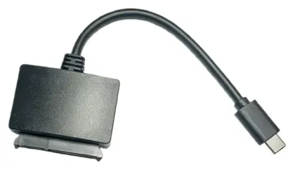 MicroConnect USB-C to SATA Adapter čierna / Káblový adaptér / 5 Gbps / 0,2 m (USB3.1CSATA)