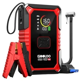 GOOLOO A5 / Štartovacie zariadenie / 4 000 A / kompresor 160 PSI / powerbanka 45 W (JSA5)