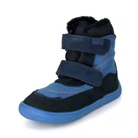 Chlapčenské zimné barefoot topánky PRO-tex NUT BLUE - 24