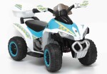 Mamido Detská elektrická štvorkolka Polícia Race biela