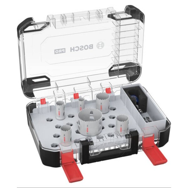 Bosch Home and Garden 2608594423 2608594423 sada dierovacích píl 19 mm, 25 mm, 30 mm, 35 mm, 40 mm, 68 mm 1 ks; 2608594423