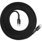 Baseus CATKLF-GG1 kábel USB-C na USB-C čierno-šedá / 1 m (CATKLF-GG1)