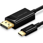 Ugreen Kábel USB-C (M) - DisplayPort (M) 1.5m čierna / 4K (6957303859948)