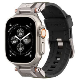 Spigen DuraPro Armor remienok pre Apple Watch Series 44/45/46/49 mm zelená (AMP09102)