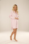 Košeľa De Lafense 854 Primrose long/r S-2XL šnurovacia Modrá S
