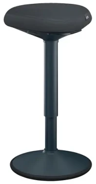 Leitz Ergo tmavo šedá / Balančná stolička / Výška 57-82 cm / Nosnosť 110 kg / Protišmyková základňa (65450089)