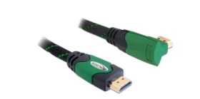 DeLock Kábel High Speed HDMI s Ethernet - HDMI A (M) - HDMI A (M) 2 m / pravouhlý / 4K (82952)