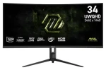 34" MSI MAG 342CQRF E20 čierna / Herný monitor / UWQHD / VA / 200Hz / 0,5ms / 21:9 / HDMI + DP / VESA (MAG 342CQRF E20)