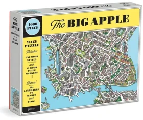 Galison Puzzle Veľké jablko New York 2v1