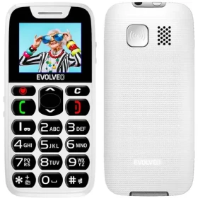 Evolveo EasyPhone biela / 1.8" / SOS / microSDHC (EP-501-WH)