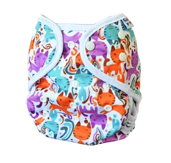 GaGa's Vrchné nohavičky Farebné mačky na patentky 1 (SK1P FD035)