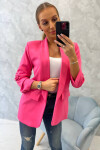 Bunda s klopami elegantná ružová UNI