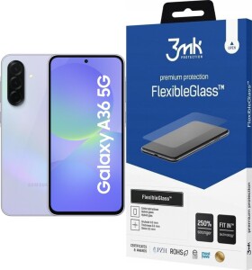 Samsung Galaxy A36 5G 6/128GB Fioletowy (SM-A366BLVBEUE) + FlexibleGlass