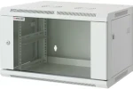 Intellinet Nástenný rozvádzač 600x450 mm sivý / Rozvádzač / 19" / 6U / presklené dvere / nosnosť 60 kg (711760)