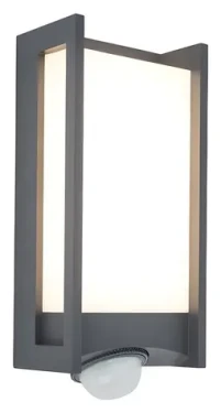 Lutec Qubo 5193002118 / Vonkajšie nástenné svietidlo / LED / 13W / PIR čidlo pohybu (5193002118)