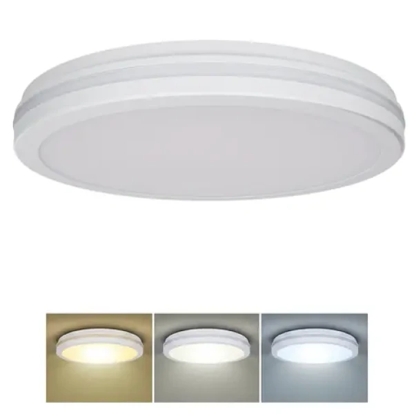 Solight Gari biela / LED osvetlenie / 44W / 3960lm / 3CCT / IP65 / 40cm