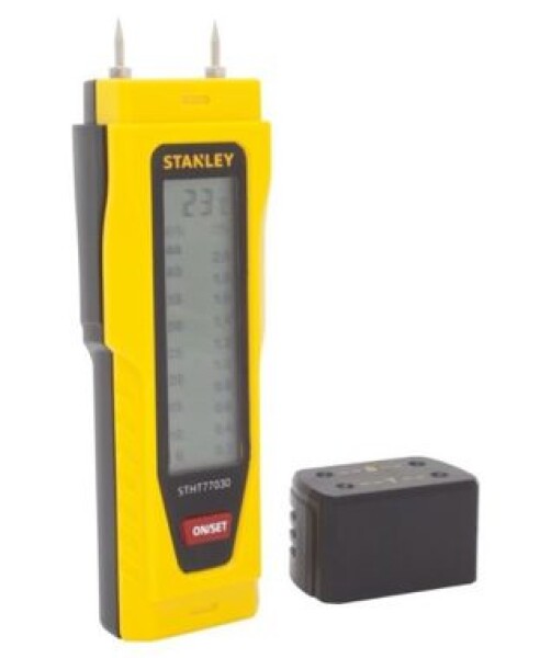 Stanley 0-77-030 kontaktný vlhkomer / podsvietený LCD displej / 8 mm elektródy / batéria CR-2032 (0-77-030)