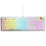 Glorious GMMK 3 HE 100% - Fox HE ANSI biela / herná 100% / USB-C / ANSI (US) layout / Fox HE / RGB / 1.4m (GLO-KB-GMMK3-100-PB-HE-W-WHT-US)