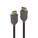 Lindy Anthra Line DisplayPort 1.4 čierna / Prípojný kábel / DisplayPort - DisplayPort / 0,5 m / 8K 60 Hz (36480)