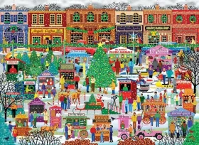 EUROGRAPHICS Puzzle Vianočný trh v centre XL