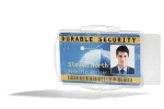 Durable Držiak na 2 karty transparentný / Držiak na karty / 54 x 85 mm / 10 ks (891919)