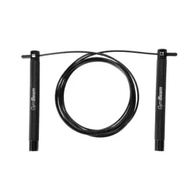 Švihadlo Speed Rope Black - GymBeam (čierna) (113131-1-single_variant)