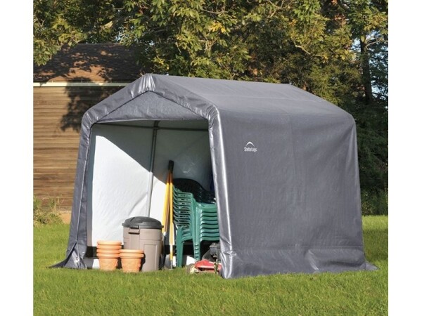 Plachtový prístrešok – ShelterLogic 2,4 × 2,4 m sivý