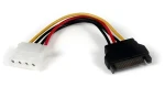 StarTech SATA - Molex napájací adaptér čierna / Adaptér / SATA 15-pin - Molex 4-pin (LP4SATAFM6IN)