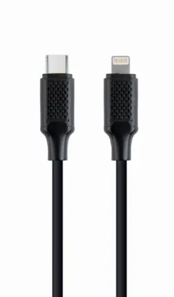 Gembird USB-C 2.0 (M) - Lightning (M) kábel 1.5 m čierna (CC-USB2-CM8PM-1.5M)