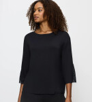 Dámsky pyžamový top Aura Spotlight Top - BLACK - black 0004 - TRIUMPH BLACK 44