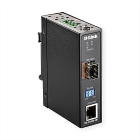D-Link D-Link DIS M100G - Medienkonverter - 1GbE - 1000Base-T - RJ-45 / SFP (mini-GBIC) konvertor médií 1000 MBit/s; DIS-M100G-SW
