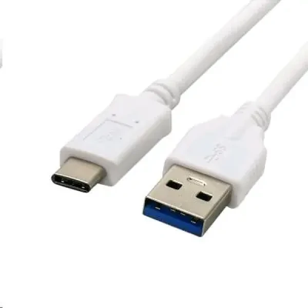 C-tech USB-C kábel 2 m biela / USB 2.0 A (M) - USB-C (M) (8594125009762)