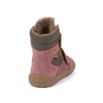 Dievčenská zimná barefoot obuv TEX WINTER Gray Pink, Froddo, G3160233-6, ružová - 39