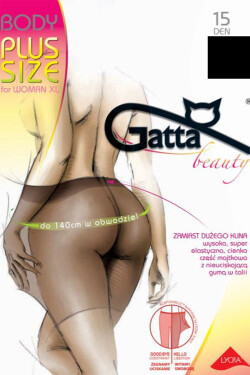 Gatta Body Plus Size 15 DEN kolor:nero