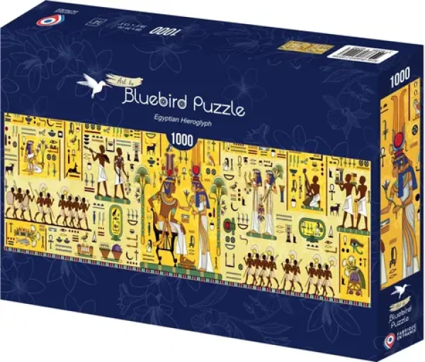 BlueBird Panoramatické puzzle Egyptské hieroglyfy