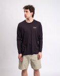 Patagonia M's L/S Capilene® Cool Merino Blend Graphic Shirt Heritage Header: Black M