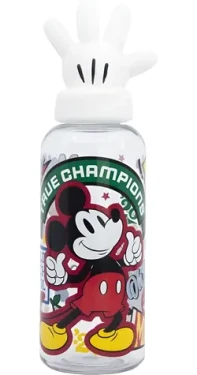 STOR Fľaša na pitie Mickey Mouse 560 ml / Fľaša na pitie / Ecozen / 3D uzáver / bez BPA (81154)
