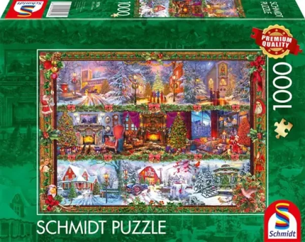 Schmidt Puzzle Vianočné pozdravy