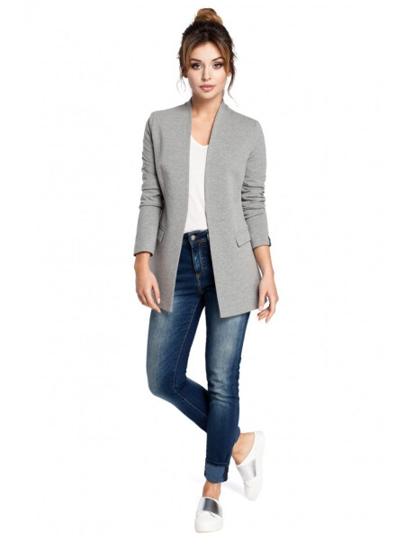 Pletené sako bez šedé EU L model 18002395 - BeWear