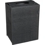 Brabantia Kôš na bielizeň skladací 55L čierny / 54 x 29.5 x 40.5 cm (12 03 81)