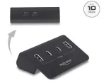 DeLock USB rozbočovač / 10 Gbps / 2x USB-C / 2x USB-A (64259)