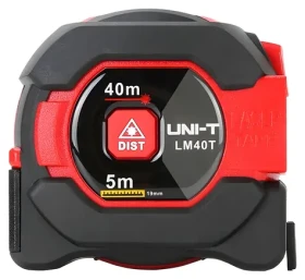 UNI-T LM40T / Laserový diaľkomer / 2v1 so zvinovacím metrom / až 40 m / presnosť ±2 mm (LM40T)